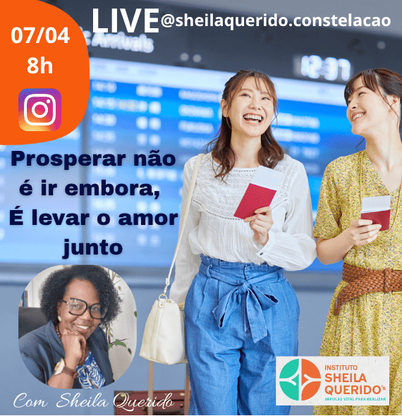 Prosperar não é ir embora, É levar o amor junto