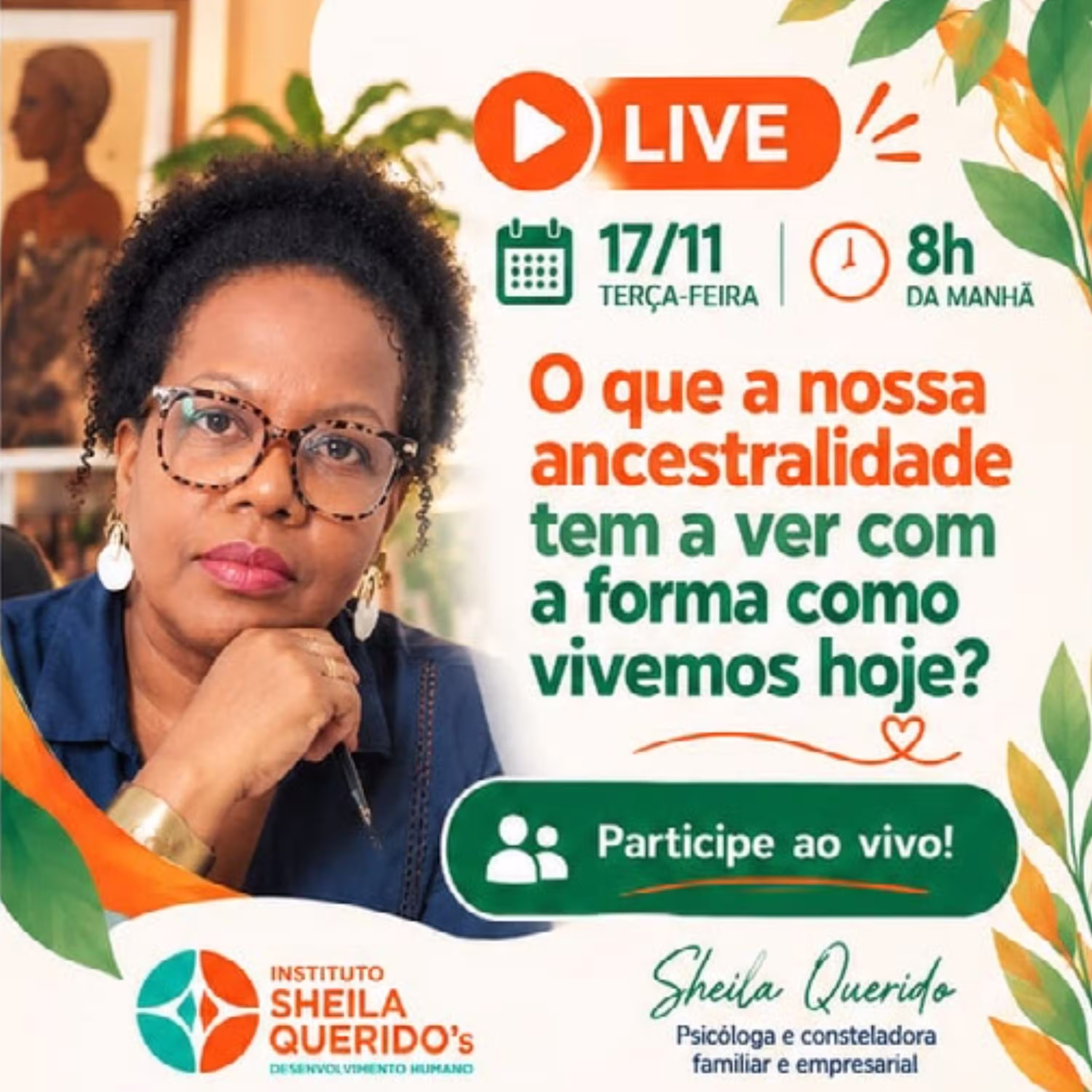 LIVE: O que a nossa ancestralidade tem a ver com a forma como vivemos hoje?